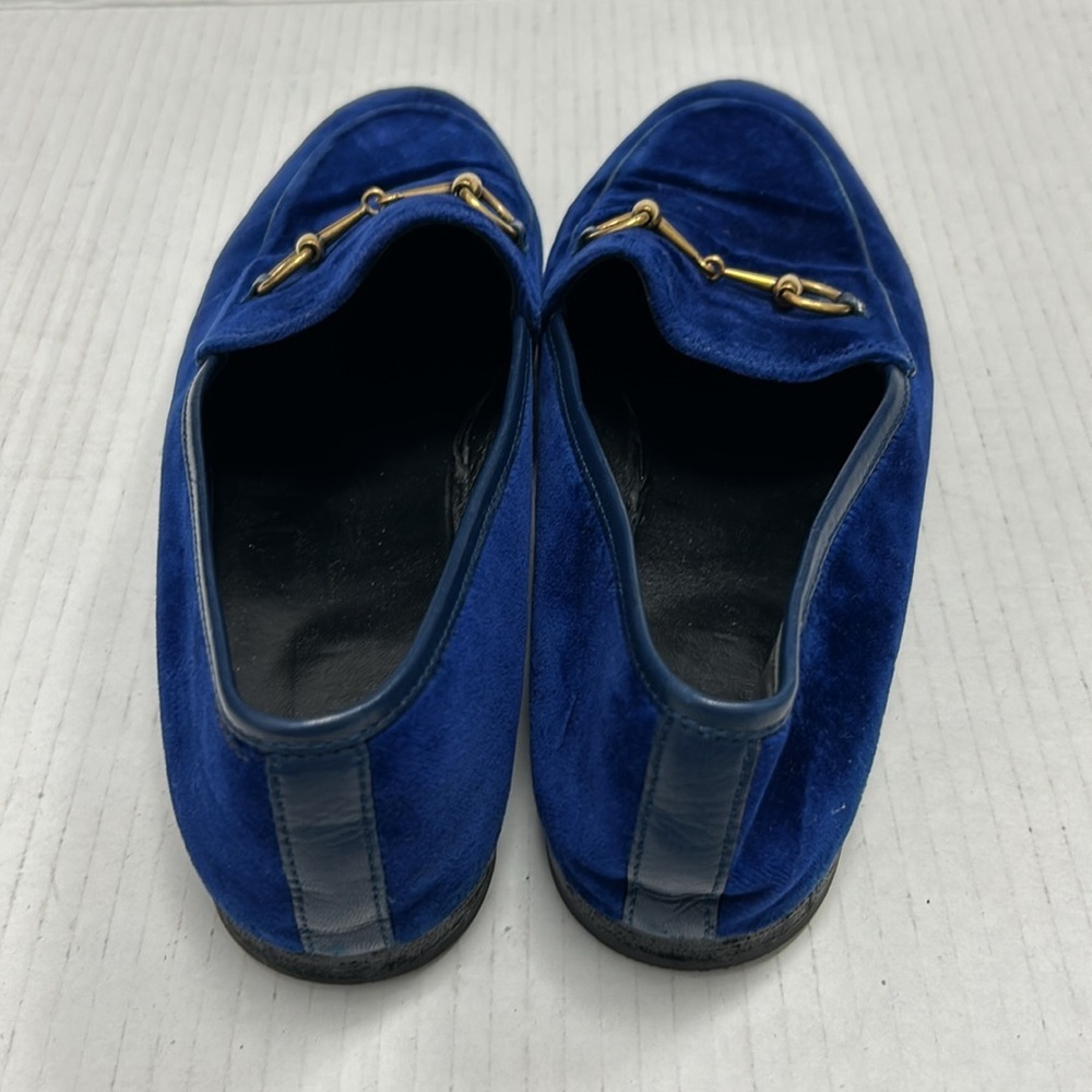 Gucci Jordaa horsebit velvet loafers - Picture 6 of 7